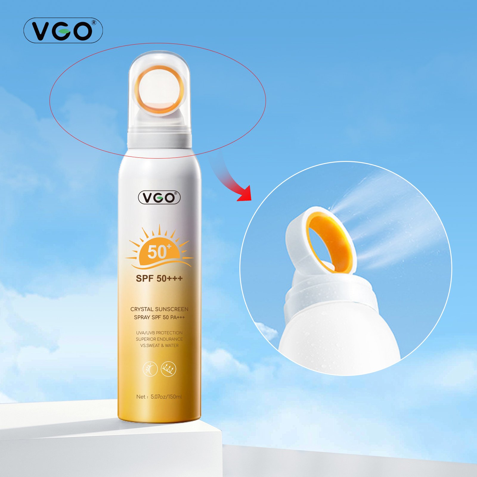 CRYSTAL SUNSCREEN SPRAY SPF 50 PA - Image 3