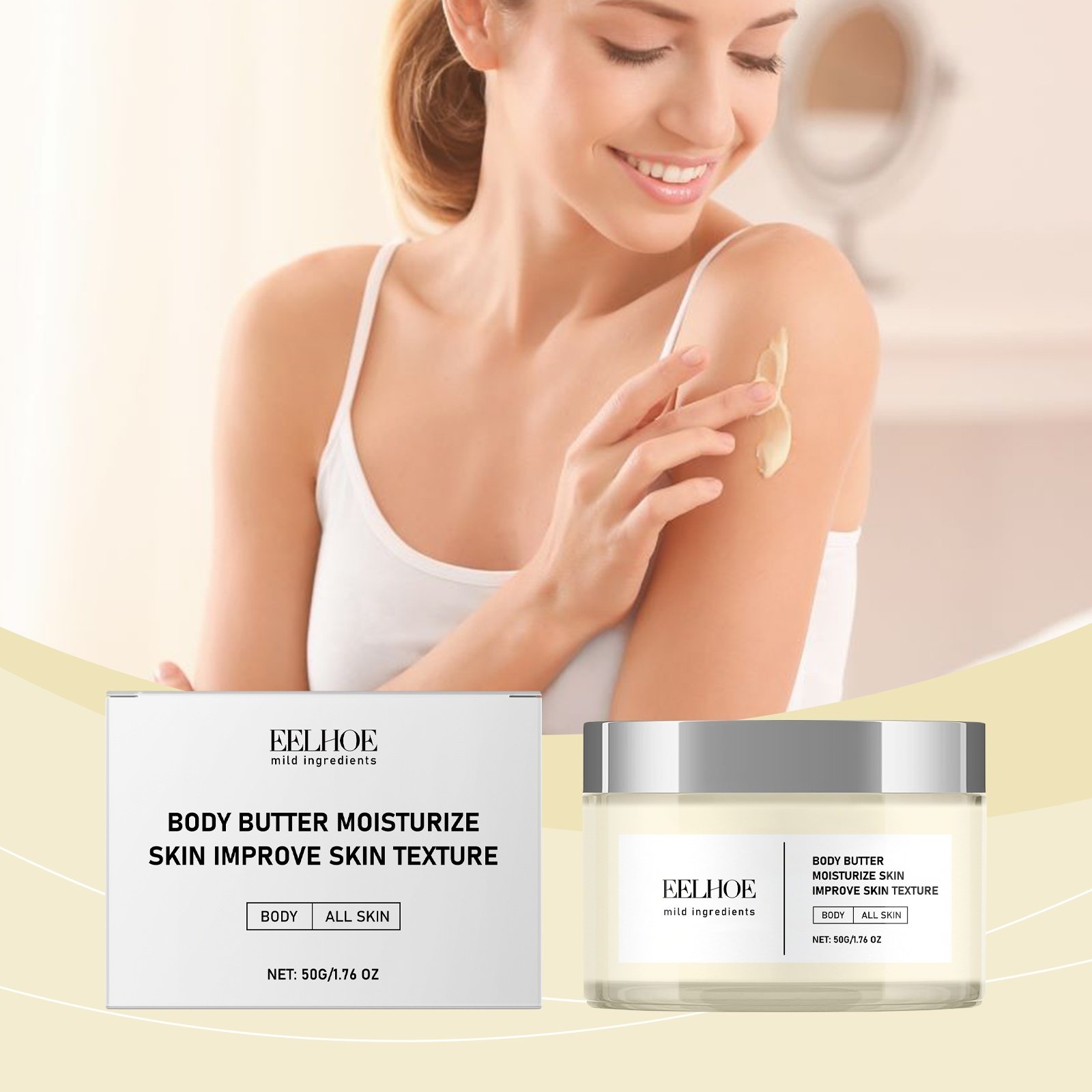 EELHOE Body Moisturizer Hydrates Body Care Moisturizes Tender Skin And Enhances Skin Shine - Image 6