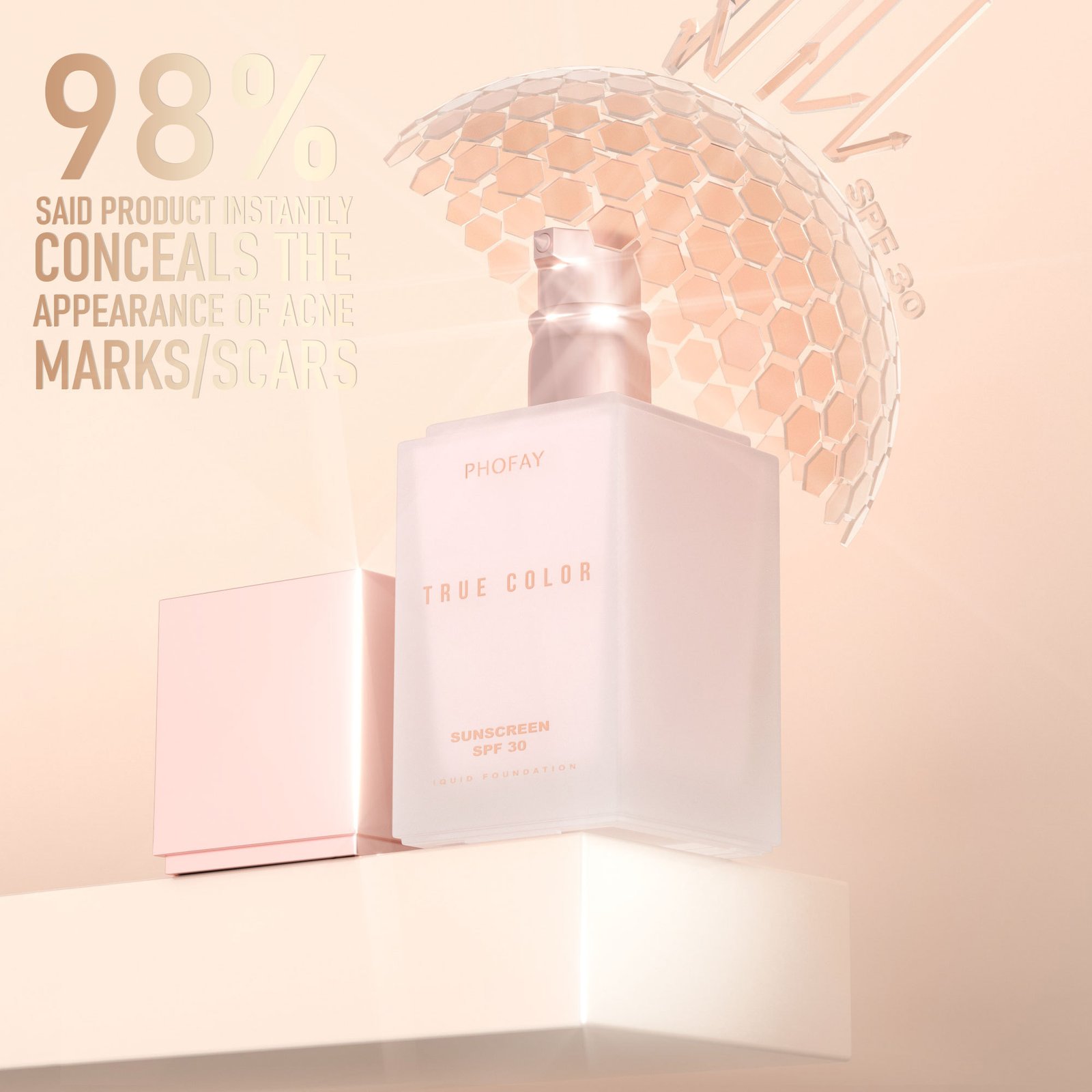 MATTE SUNSCREEN LIQUID FOUNDATION SPF 30 - Image 7