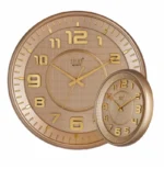 Luxury Bronze Grid Clock