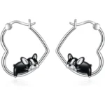 Creative Heart-shaped Hollow-Out Earrings - Image 4
