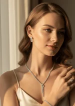Crystal Drop Jewelry Set - Image 3