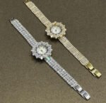Elegant Pearl Halo Watch - Image 2