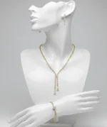 Elegant Teardrop Crystal Jewelry Set - Image 3