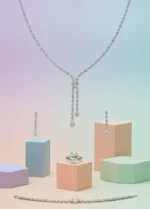 Elegant Teardrop Crystal Jewelry Set - Image 4