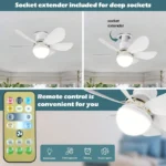 Flower Fan Light - Ceiling Fan with Light - Image 7
