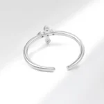 Womens Simple And Stylish Cross Ring - Image 7