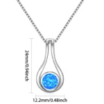 Womens Vase-shaped Necklace Pendant - Image 4