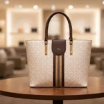 Royal Monogram Tote Handbag