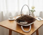 Royal Monogram Tote Handbag - Image 3