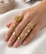 Boho Turquoise Double Ring - Image 4